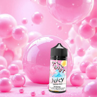 Juicy Bubble Gum E-Liquid 100ml | Twist Fruity Series-0mg-FrenzyFog-Beirut-Lebanon