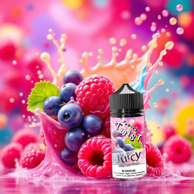 Juicy Raspberry Grape E-Liquid 100ml | Twist Fruity Series-0mg-FrenzyFog-Beirut-Lebanon