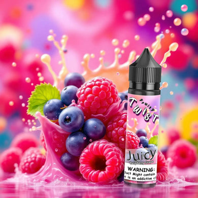 Juicy Raspberry Grape E-Liquid 60ml | Twist Fruity Series-0mg-FrenzyFog-Beirut-Lebanon