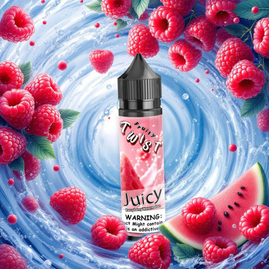 Juicy Raspberry Watermelon E-Liquid 60ml | Twist Fruity Series-0mg-FrenzyFog-Beirut-Lebanon