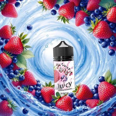 Juicy Strawberry Blackcurrant E-Liquid 100ml | Twist Fruity Series-0mg-FrenzyFog-Beirut-Lebanon