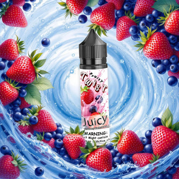 Juicy Strawberry Blackcurrant E-Liquid 60ml | Twist Fruity Series   FrenzyFog