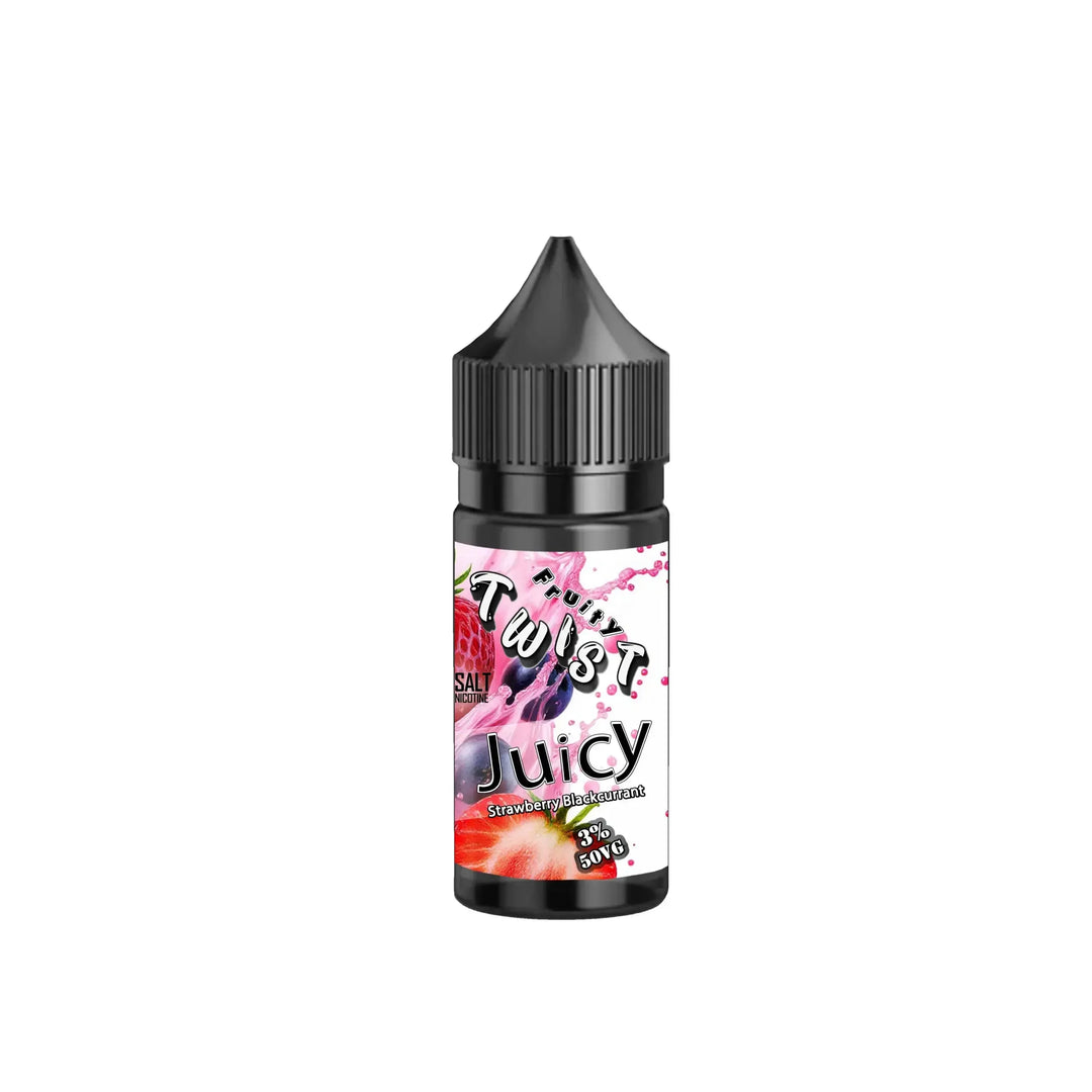 Juicy Strawberry Blackcurrant Saltnic E-Liquid 30ml  FrenzyFog