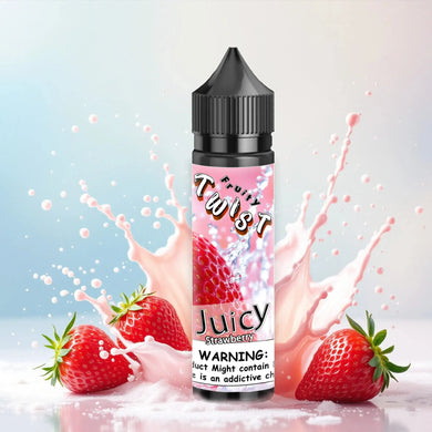 Juicy Strawberry E-Liquid 60ml | Twist Fruity Series-0mg-FrenzyFog-Beirut-Lebanon