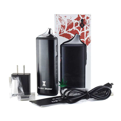 Kingtons BLK Black Widow Drying & Wax Vaporizer Kit 2200mAh-Black-FrenzyFog-Beirut-Lebanon