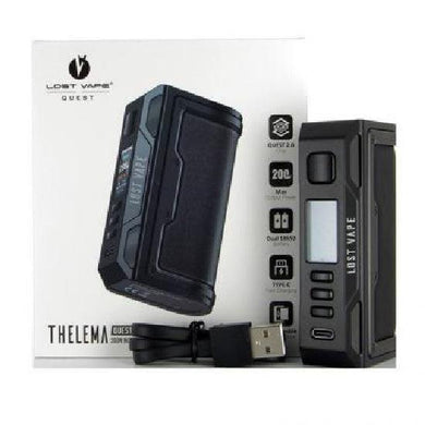 Lost Vape Thelema Quest 200W Box Mod-Gunmetal Carbon Fiber-FrenzyFog-Beirut-Lebanon