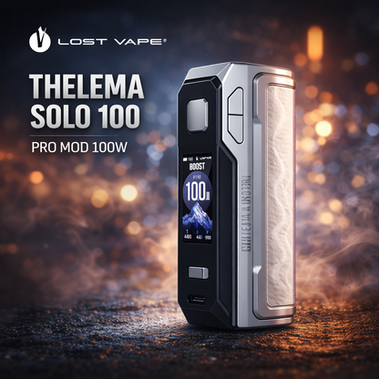 Lost Vape Thelema Solo 100 Pro Mod 100W (Single 18650/21700)-FrenzyFog