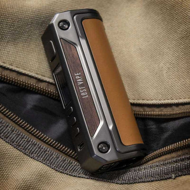 Lost Vape Thelema Solo 100W Box Mod-Gunmetal Ochre Brown-FrenzyFog-Beirut-Lebanon