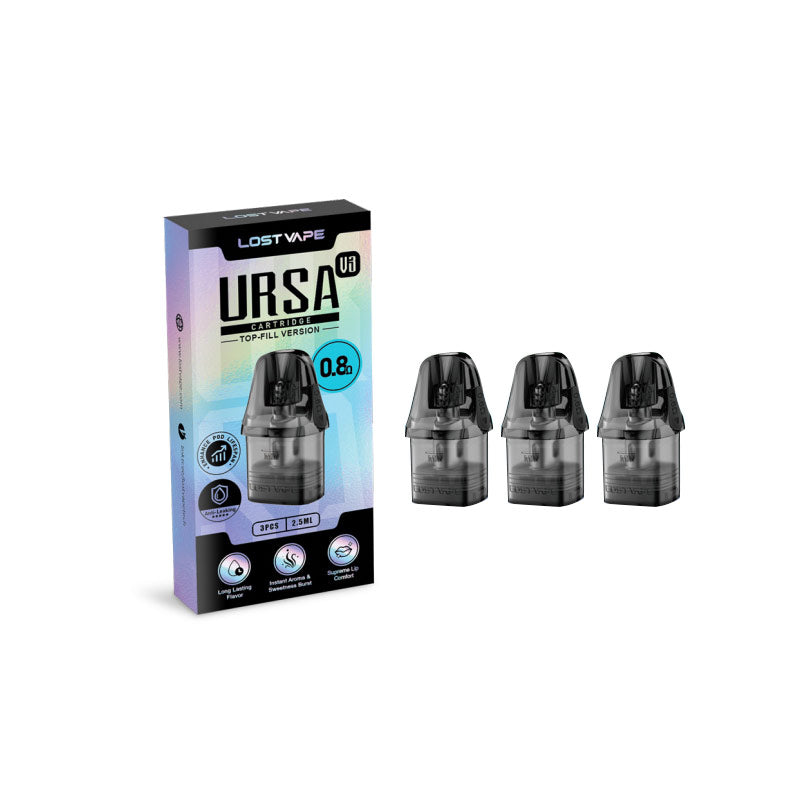 Lost Vape Ursa V3 Pod Cartridge 2.5ml (3pcs/pack)-FrenzyFog