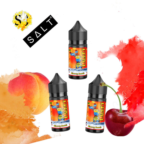 Lusty Cherry Peach Saltnic eliquid-25ml (R.Salts)-FrenzyFog-Beirut-Lebanon