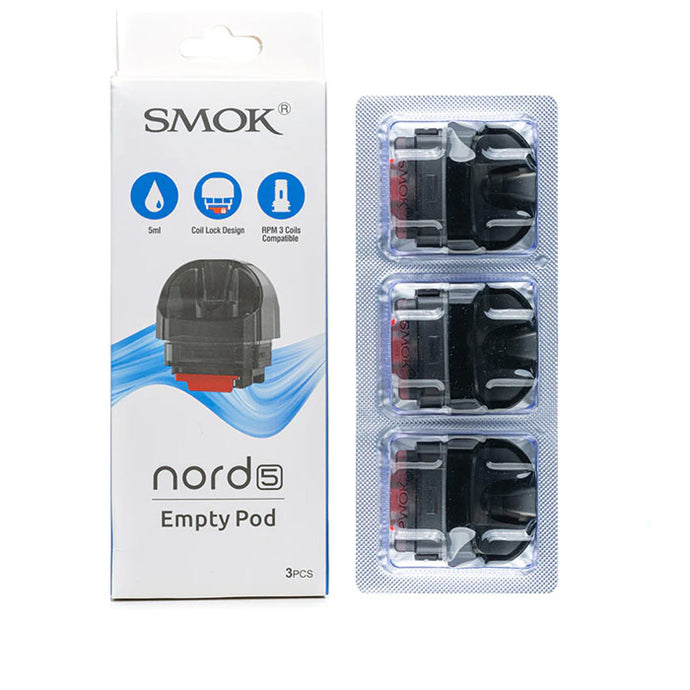 SMOK Nord 5 Empty Pod Cartridge 5ml (3pcs/pack) (preorder)