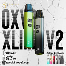 Load image into Gallery viewer, OXVA XLim V2 25W Pod System Kit 900mAh 2ml-Pod Kit-Black-FrenzyFog-Beirut-Lebanon