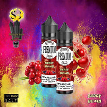Load image into Gallery viewer, Premium Berry Bomb Freebase eliquid | Cherry Berry-freebase eliquid-60ml (Short fill 50ml)-0mg-Low-FrenzyFog-Beirut-Lebanon