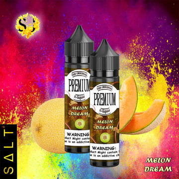 Premium Melon Dream Saltnic eliquid | Honey Melon  FrenzyFog