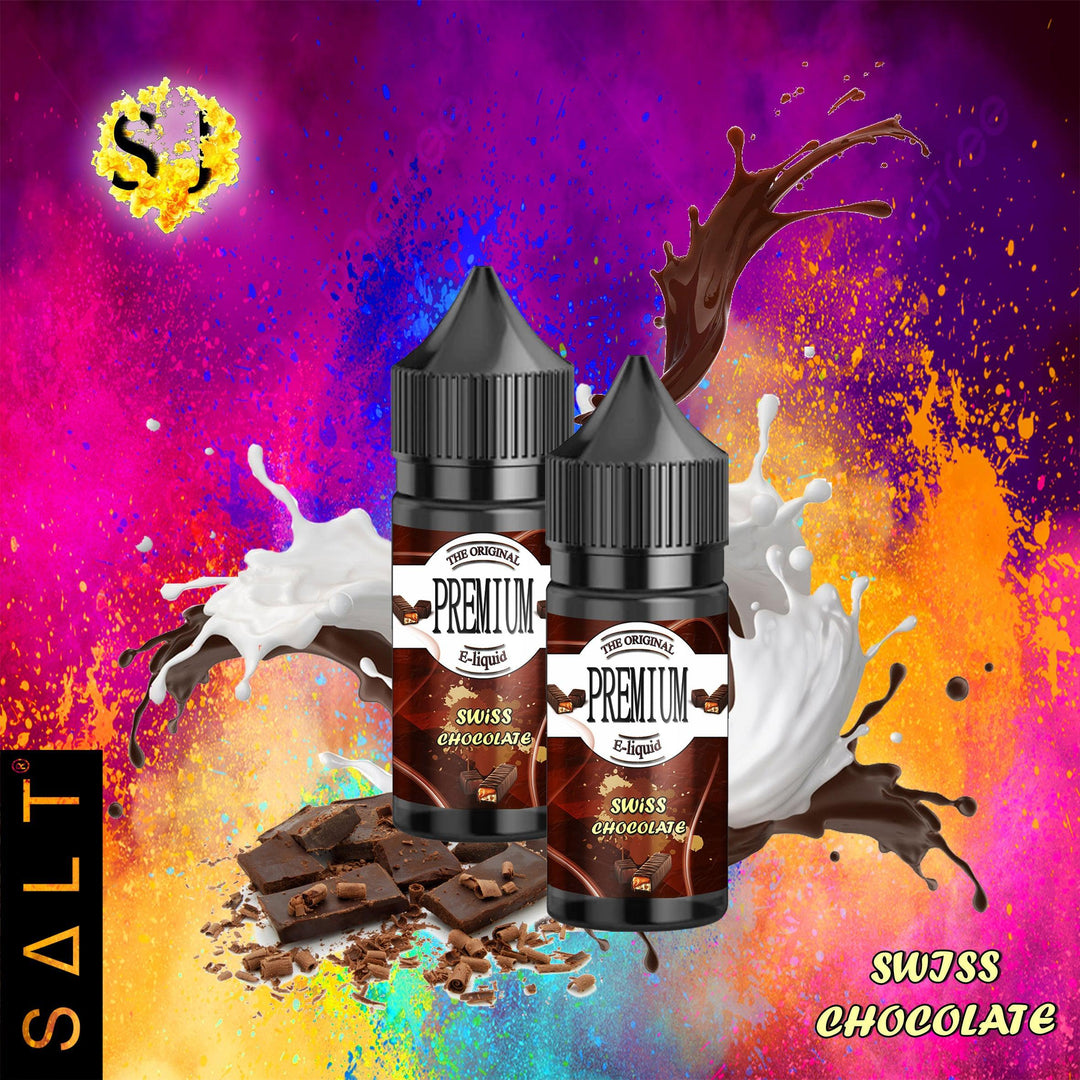 Premium Swiss Chocolate Saltnic eliquid – FrenzyFog