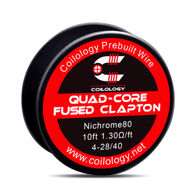 10ft Coilology Quad-core Fused Clapton Spool Wire