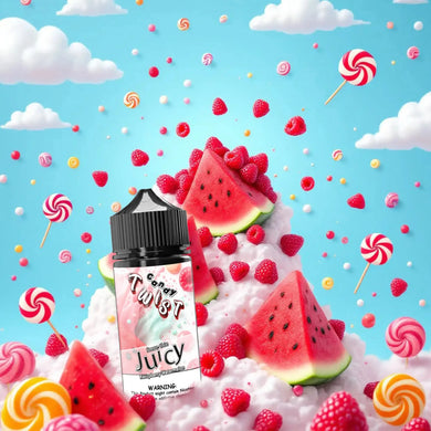 Raspberry Watermelon eliquid Smoothie 100ml | Twist Candy Series-0mg-FrenzyFog-Beirut-Lebanon