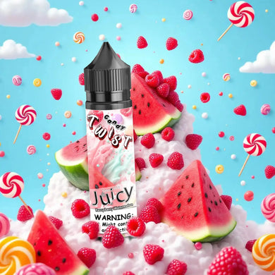 Raspberry Watermelon eliquid Smoothie 60ml | Twist Candy Series-0mg-FrenzyFog-Beirut-Lebanon