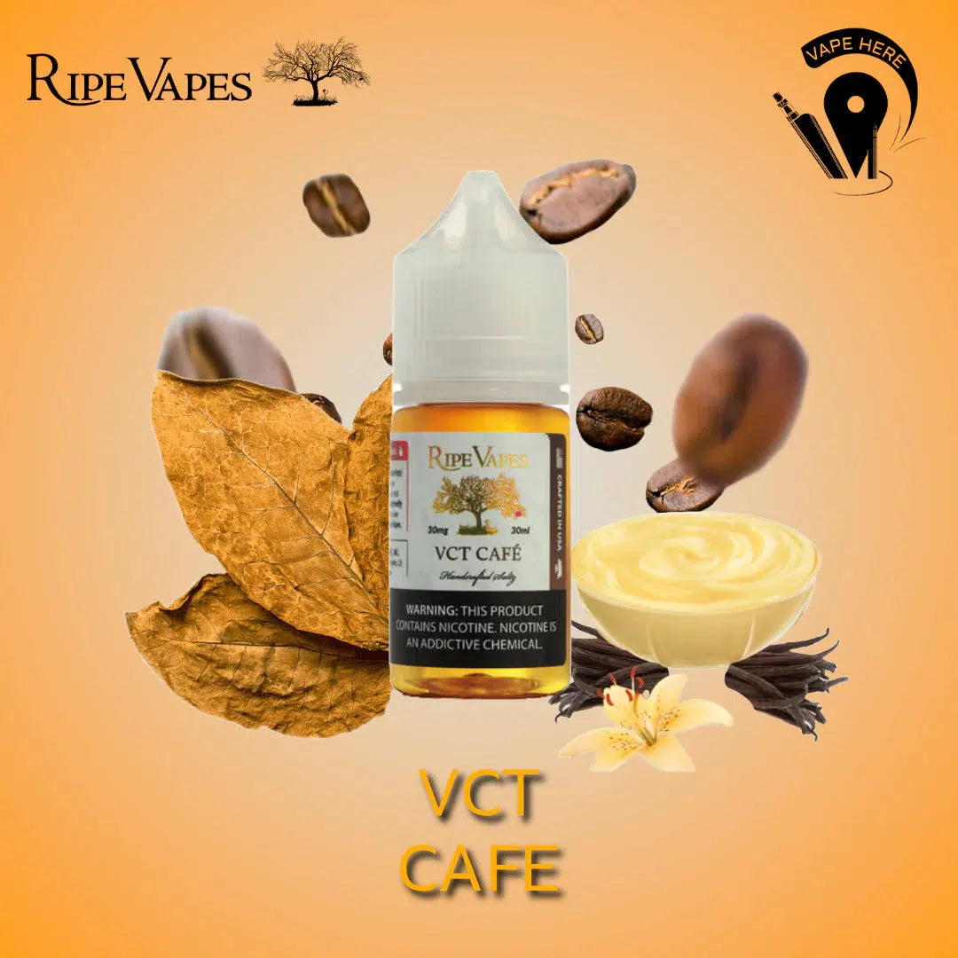 Ripe Vapes VCT Cafe Salt | 30ml FrenzyFog Ripe Vapes VCT Cafe Salt | 30ml FrenzyFog