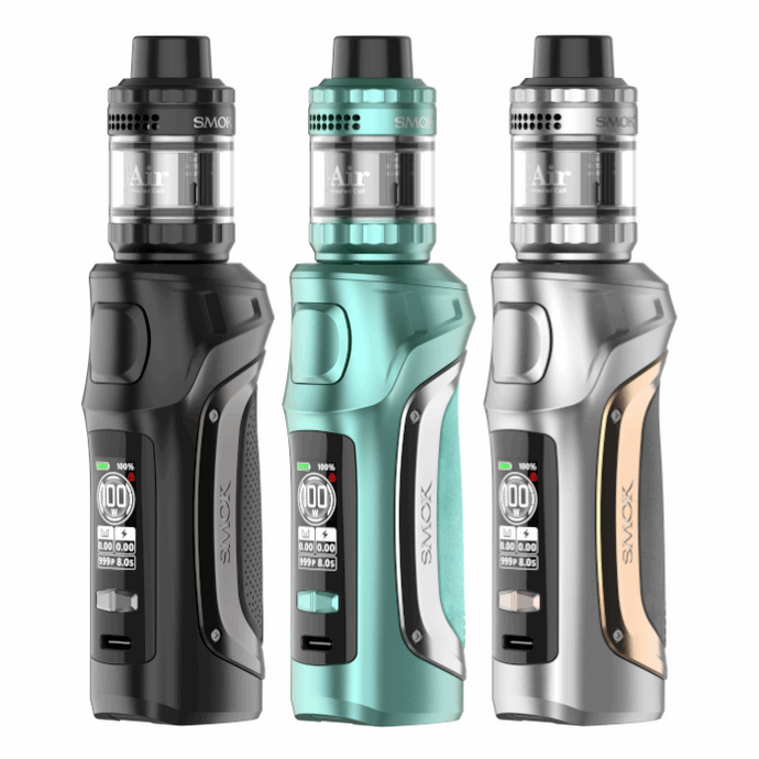 SMOK MAG Solo 100W Box Mod Kit with T-Air Tank Atomizer 5ml-Nano Chrome (Without Batteries)-FrenzyFog-Beirut-Lebanon