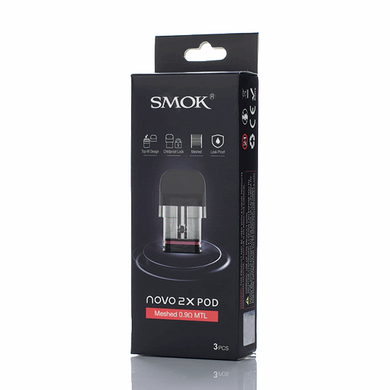 SMOK NOVO 2X Pod Cartridge (3pcs/pack)-cartridge-Meshed 0.8ohm-FrenzyFog-Beirut-Lebanon