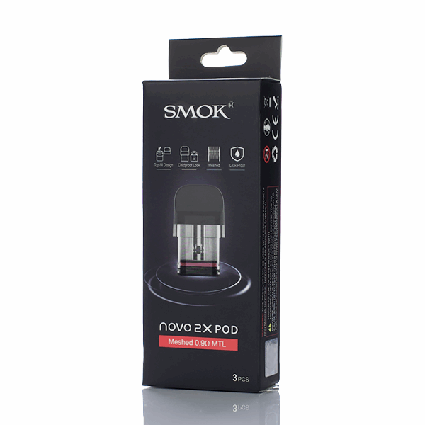 SMOK NOVO 2X Pod Cartridge (3pcs/pack)-cartridge-Meshed 0.8ohm-FrenzyFog-Beirut-Lebanon