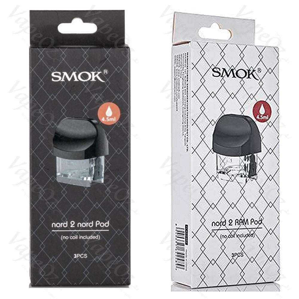 SMOK Nord 2 Empty Pod Cartridge 4.5ml (3pcs/pack)-FrenzyFog