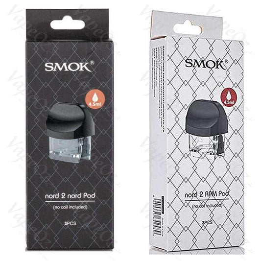 SMOK Nord 2 Empty Pod Cartridge 4.5ml (3pcs/pack)-FrenzyFog