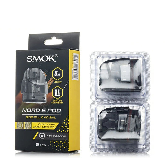 SMOK Nord 6 Pod Cartridge 5ml (2pcs/pack)-FrenzyFog