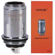Load image into Gallery viewer, SMOK Vape Pen 22 Core 5pcs-Vape Pen 22 0.3ohm-FrenzyFog-Beirut-Lebanon