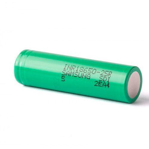 Samsung INR18650 25R 2500mAh 35A Flat Top Li-ion Rechargeable Battery-FrenzyFog