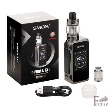 Smok G-Priv 4 230W Mod Kit with TFV18 Mini Tank 6.5ml FrenzyFog Smok G-Priv 4 230W Mod Kit with TFV18 Mini Tank 6.5ml FrenzyFog