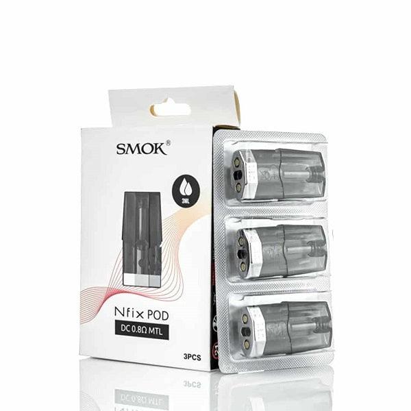 Smok Nfix Pod Cartridge 3ml for Nfix kit,Nfix Mate kit (3pcs/pack)-3pcs Pack 0.8ohm-FrenzyFog-Beirut-Lebanon