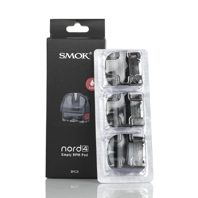 Smok Nord 4 Empty Pod Cartridge 4.5ml (3pcs/pack)-cartridge-Nord 4 Empty Pods 3pcs/pack (RPM2)-FrenzyFog-Beirut-Lebanon