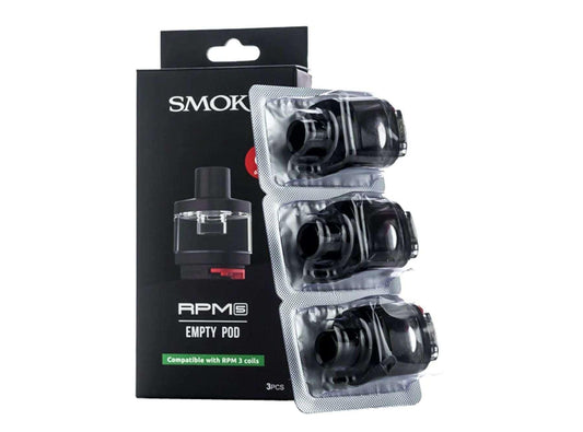 Smok RPM5 Empty Pod Cartidge for RPM5 Kit / RPM5 Pro Kit 6.5ml (3pcs/pack)-FrenzyFog