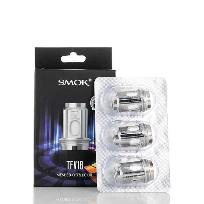 Smok TFV18 Coils (3pcs/pack)-Subohm Coil-Dual Meshed 0.15ohm-FrenzyFog-Beirut-Lebanon