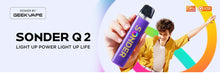 Load image into Gallery viewer, Geekvape Sonder Q 2 Pod System Kit 1350mAh (Max 30W) 3ml/2ml (preorder)