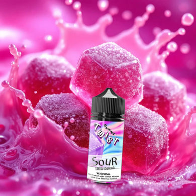 Sour Blackcurrant Gummies E-Liquid 100ml | Twist Gummy Series-0mg-FrenzyFog-Beirut-Lebanon