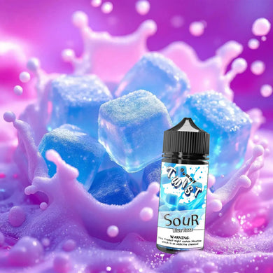 Sour Blue Razz Gummies E-Liquid 100ml | Twist Gummy Series-0mg-FrenzyFog-Beirut-Lebanon