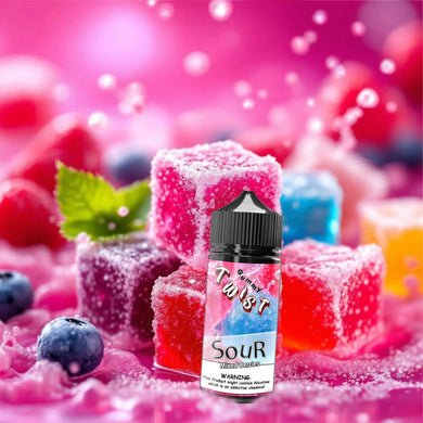 Sour Mixed Berries Gummies E-Liquid 100ml | Twist Gummy Series-0mg-FrenzyFog-Beirut-Lebanon