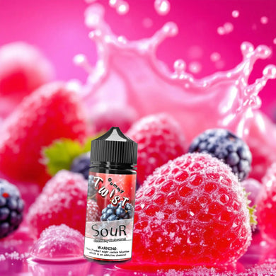 Sour Strawberry Blackcurrant Gummies 100ml | Twist Gummy Series-0mg-FrenzyFog-Beirut-Lebanon