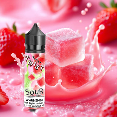 Sour Strawberry Jelly Gummies 60ml | Twist Gummy Series (Copy)-0mg-FrenzyFog-Beirut-Lebanon