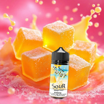 Sour Tango Mango Gummies E-Liquid 100ml | Twist Gummy Series  FrenzyFog