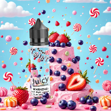 Strawberry Blackcurrant eLiquid Smoothie 60ml | Twist Candy Series-0mg-FrenzyFog-Beirut-Lebanon