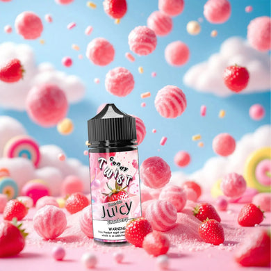 Strawberry eliquid Smoothie 100ml | Twist Candy Series-0mg-FrenzyFog-Beirut-Lebanon