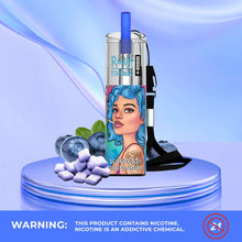 Load image into Gallery viewer, TORNADO R&amp;M 10000+ PUFFS Rechargeable Disposable Vape 5%-disposable-Blueberry Bubblegum-FrenzyFog-Beirut-Lebanon