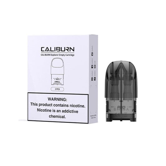 Uwell Caliburn Explorer Empty Pod Cartridge 4ml (2pcs/pack)-FrenzyFog
