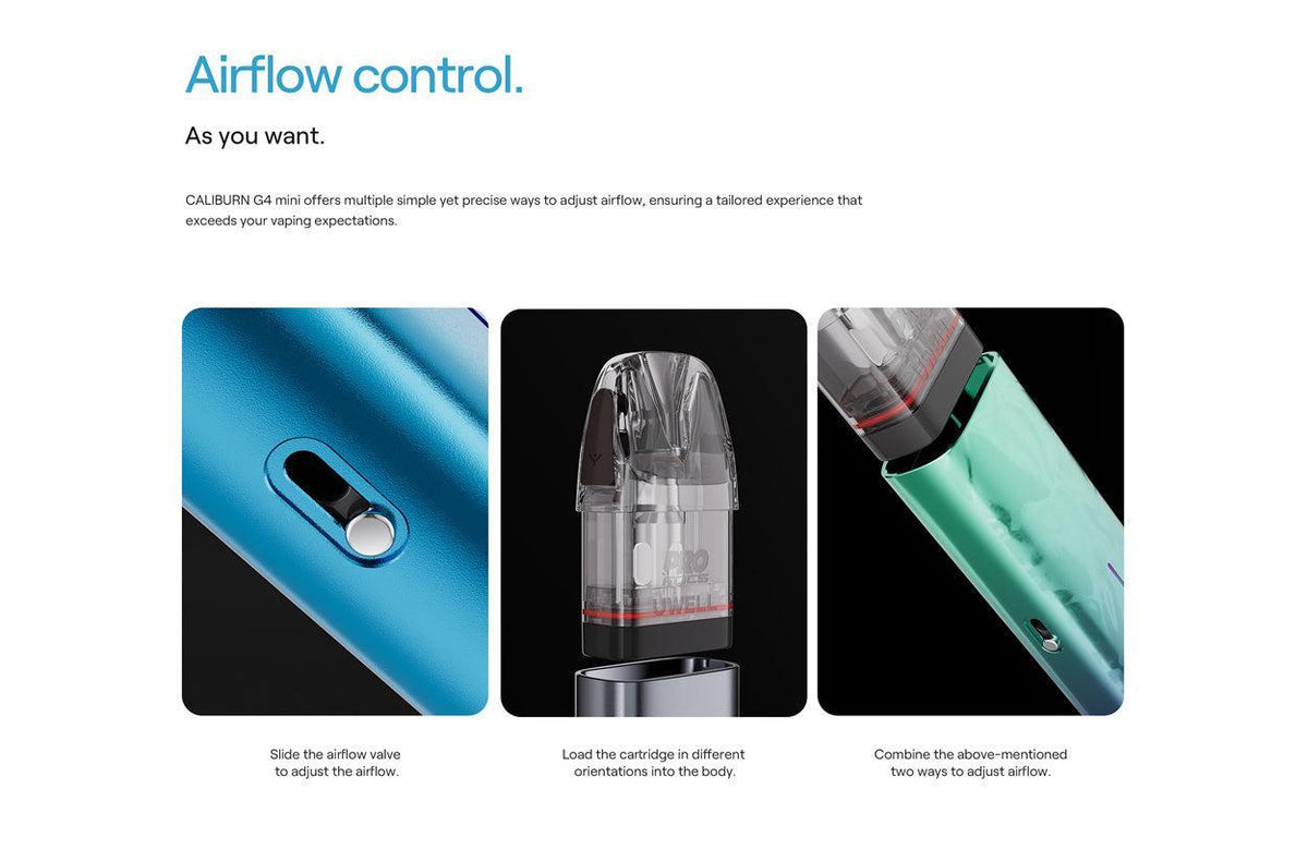 Uwell Caliburn G4 Mini Pod System Kit 1100mAh 3ml-FrenzyFog