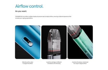 Uwell Caliburn G4 Mini Pod System Kit 1100mAh 3ml-FrenzyFog