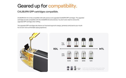 Uwell Caliburn G4 Mini Pod System Kit 1100mAh 3ml-FrenzyFog